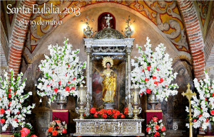 Almonaster celebra la romería en honor a Santa Eulalia.