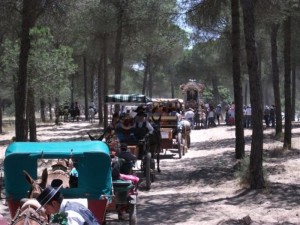 Esta Hermandad cuenta con lugares emblemáticos en su camino al Rocío