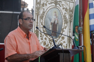 Pregón de Rafael Méndez en las fiestas de El Rompido de 2010.