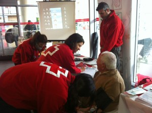 Cruz Roja celebra dos talleres en la Universidad de Huelva.