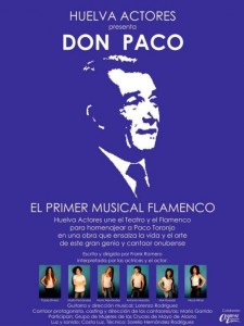 Cartel del Musical 'Don Paco' de Huelva Actores.