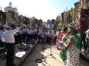 El coro de gines canto la Misa de Pentecostés en 2012