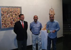 La exposición muestra 70 obras de autores de la Escuela de Arte León Ortega.