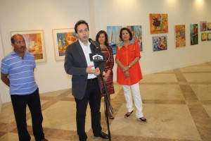 Inauguración de la exposición 'Dos miradas'.