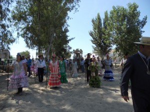 Más de 500 personas harán este año el camino con Isla Cristina.