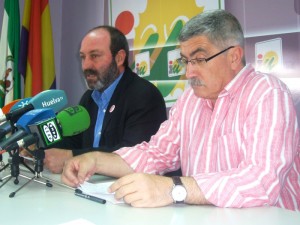 Jiménez y Arazola en rueda de prensa.