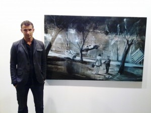 El artista, en la Feria de Arte de Lisboa en 2011.