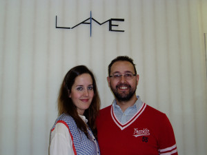 Vanessa Arana y Juan Luis Mancheño son los dueños de la tienda Lamé.