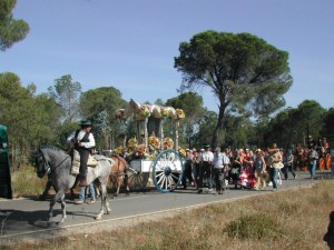 La antigua carreta de Lucena por los caminos.