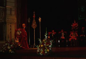 José Acevedo Oria presentó al pregonero.