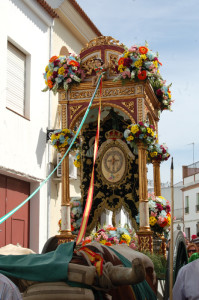 Carreta del estandarte de Rociana.