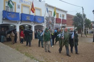 Casa de la Hermandad de Huelva durante esta Romería 2013. 