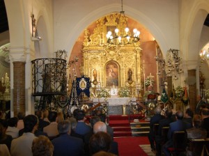 Acto celebrado en el Santuario de la Cinta.