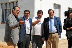 Un momento de la visita a El Campillo. 