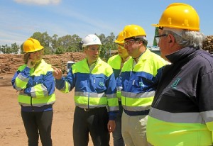 Visita del alcalde de San Juan a ENCE.