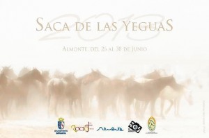 Cartel anunciador de la Saca de las Yeguas. 