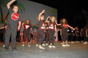 Los niños se han divertido mucho en la representación.