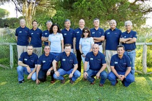 El equipo Nuevo Portil Golf luciendo su nueva equipación.