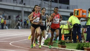 Iris Fuentes Pila, ganadora en los 1.500 femeninos.