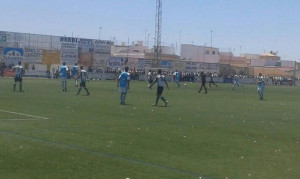 La Olímpica acusó el segundo gol y poco más pido hacer en Lebrija. / Foto: E. C.