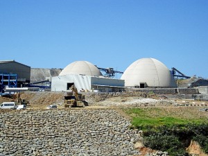 Instalaciones de la Mina de Aguas Teñidas.