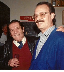 Paco Toronjo y Ramón Arroyo, en 1987.