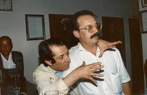 Paco Toronjo y Ramón Arroyo, en 1985.