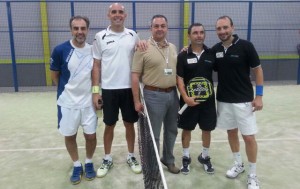 Los protagonistas de la final de la prueba celebrada en Granada.