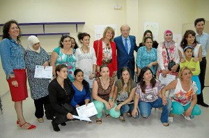 Foto de familia de la clausura del proyecto Malika,