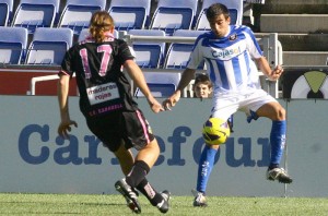 Ernesto ha sido una de las grandes decepciones en el Recre. / Foto: Josele Ruiz.