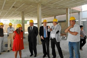 Visita obras guardería municipal 'La Hispanidad'.