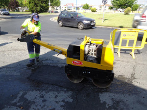 La zona del Molino ha sido la primera parcheada.