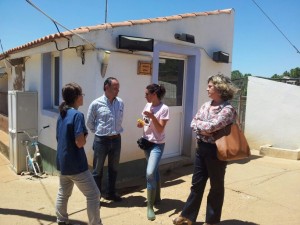 El centro ha recibido la visita de concejales ayamontinos.