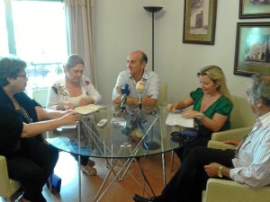 Durante la reunión se abordaron diversos aspectos de las fiestas del Carmen de Lepe.