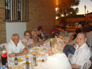 El buen ambiente protagonizó la barbacoa. 