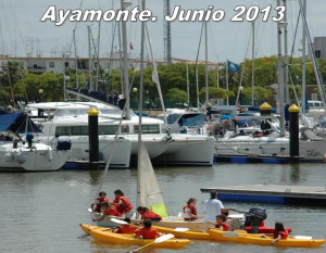 Cartel del programa náutico de Ayamonte.