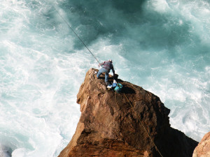 La imagen ganadora muestra a un pescador en el Cabo de San Vicente.