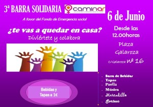 Cartel de la III Barra Solidaria de 'Caminar'