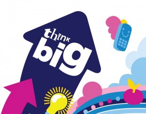 Cartel del programa Think Big.