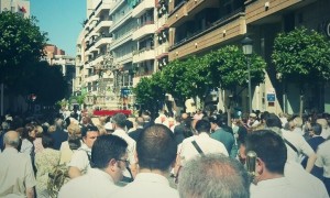 El Corpus Christi de Huelva a su paso por la Calle Concepción / Foto: BSMHuelva