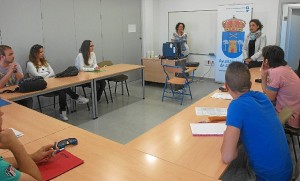 Participantes del curso ‘Inglés empresarial para jóvenes’.