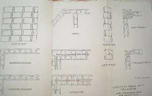 Posibilidades del ladrillo en forma de 'T'.