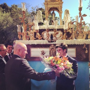 Ofrenda floral de la Victoria a la Buena Muerte.