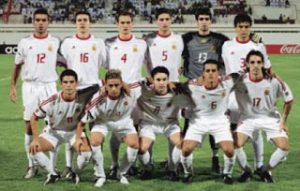 Iago Bouzón, Peña y Riesgo, en un once del Mundial 2003, que también jugó Manu del Moral.