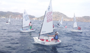 Los representantes del Marítimo de Punta lo dieron todo en el Campeonato de España de óptimist.