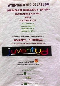 Cartel anunciador de las jornadas.