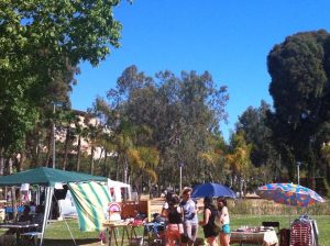 La fiesta se celebra en el Parque Zafra de Huelva. 