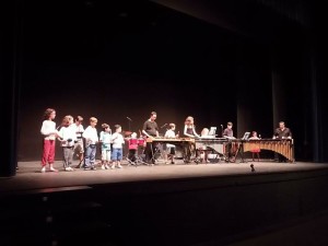 Los alumnos de la Escuela de Música puntaumbrieña mostraron lo aprendido durante el curso.