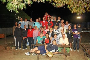 Participantes en el Torneo de Pádel de Trabajadores Telefónica.