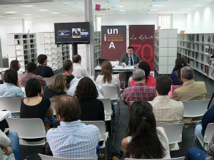 Unas 30 personas acudieron a la Clase Magistral de López Martín.